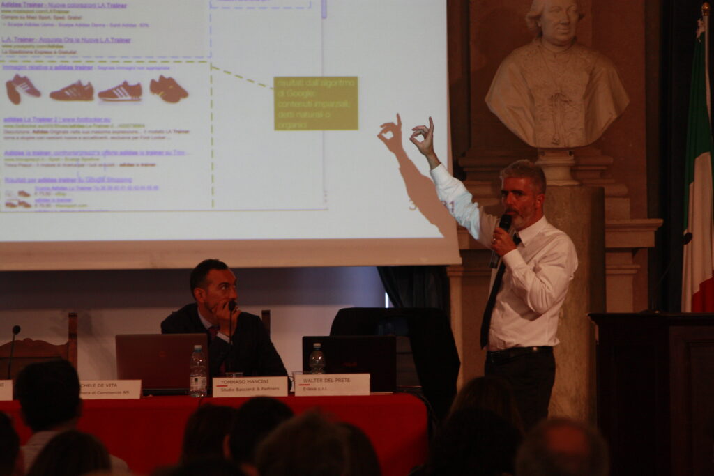 Convegno su Ecommerce e implicazioni legali. Intervento Walter Del Prete